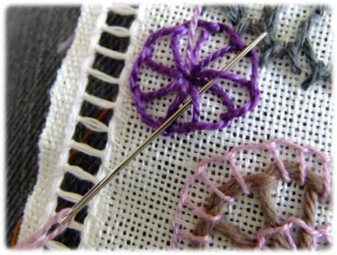 woven buttonhole wheel how to